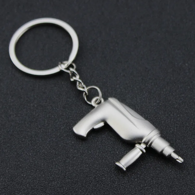 Alloy Carabiner Keychain with Drill Tool Metal Gift Accessory