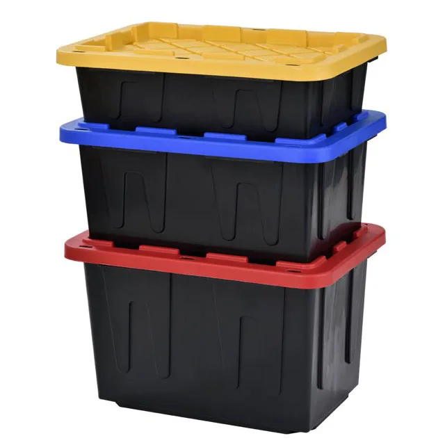 Quality  Durable Heavy Duty Container Plastic 23 Gallon Large Storage Box