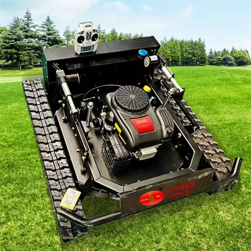 Smart Mini Crawler Metal Grass Cutting Lawnmower Electric Cordless Remote Control Blade Rotary Garden Lawn Mower