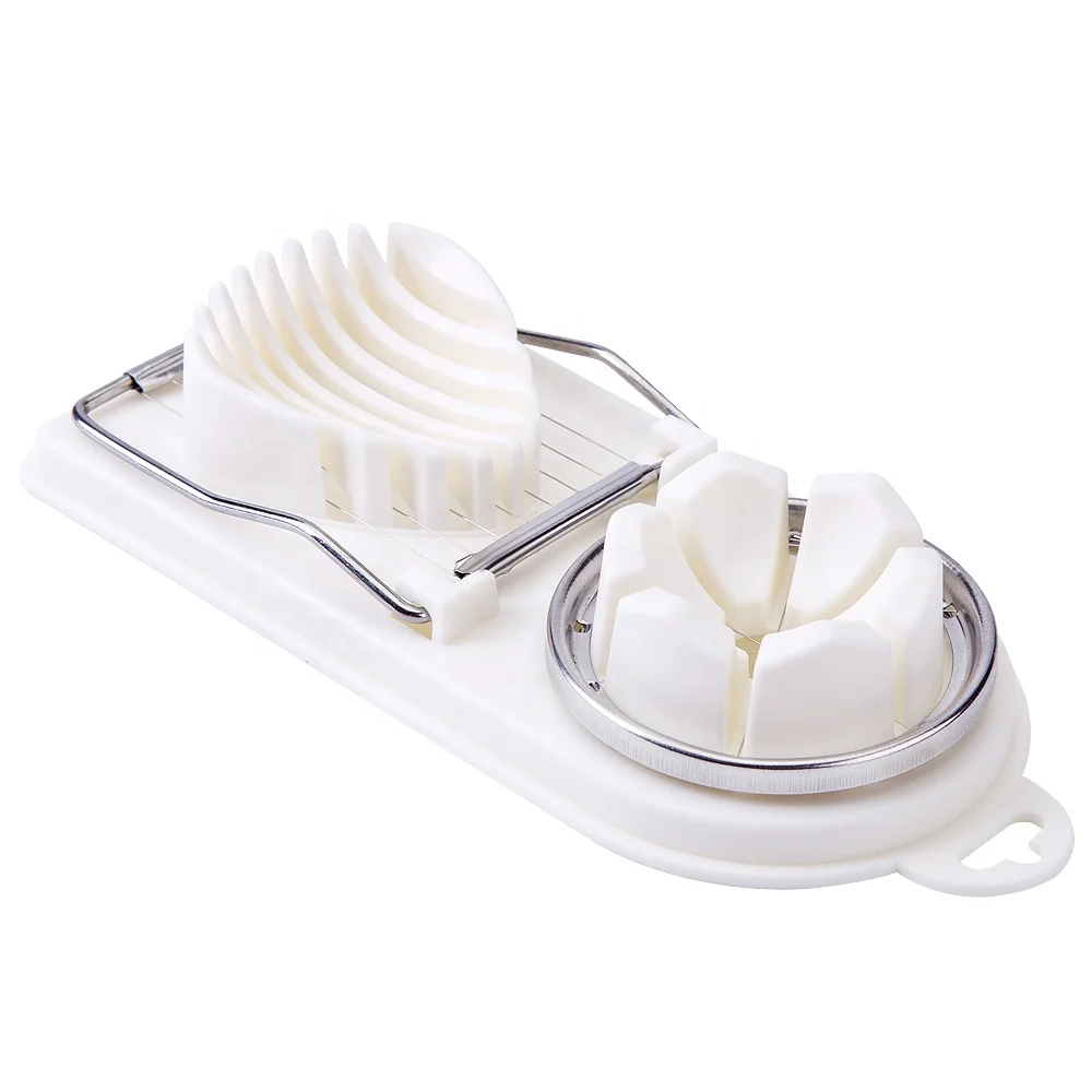 New Style Egg Slicer Cutter 2 in 1 Egg Cutting Wires Egg Dicer With Wholesaler