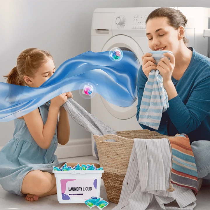 IKEDA  laundry beads booster washing capsules persil scent convenient washing laundry eco friendly beads
