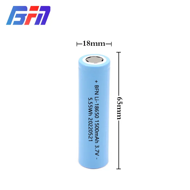 BFN 18650 1500mAh 3.7v 5C OEM ODM High Discharge Rate Battery For Power Tool Battery