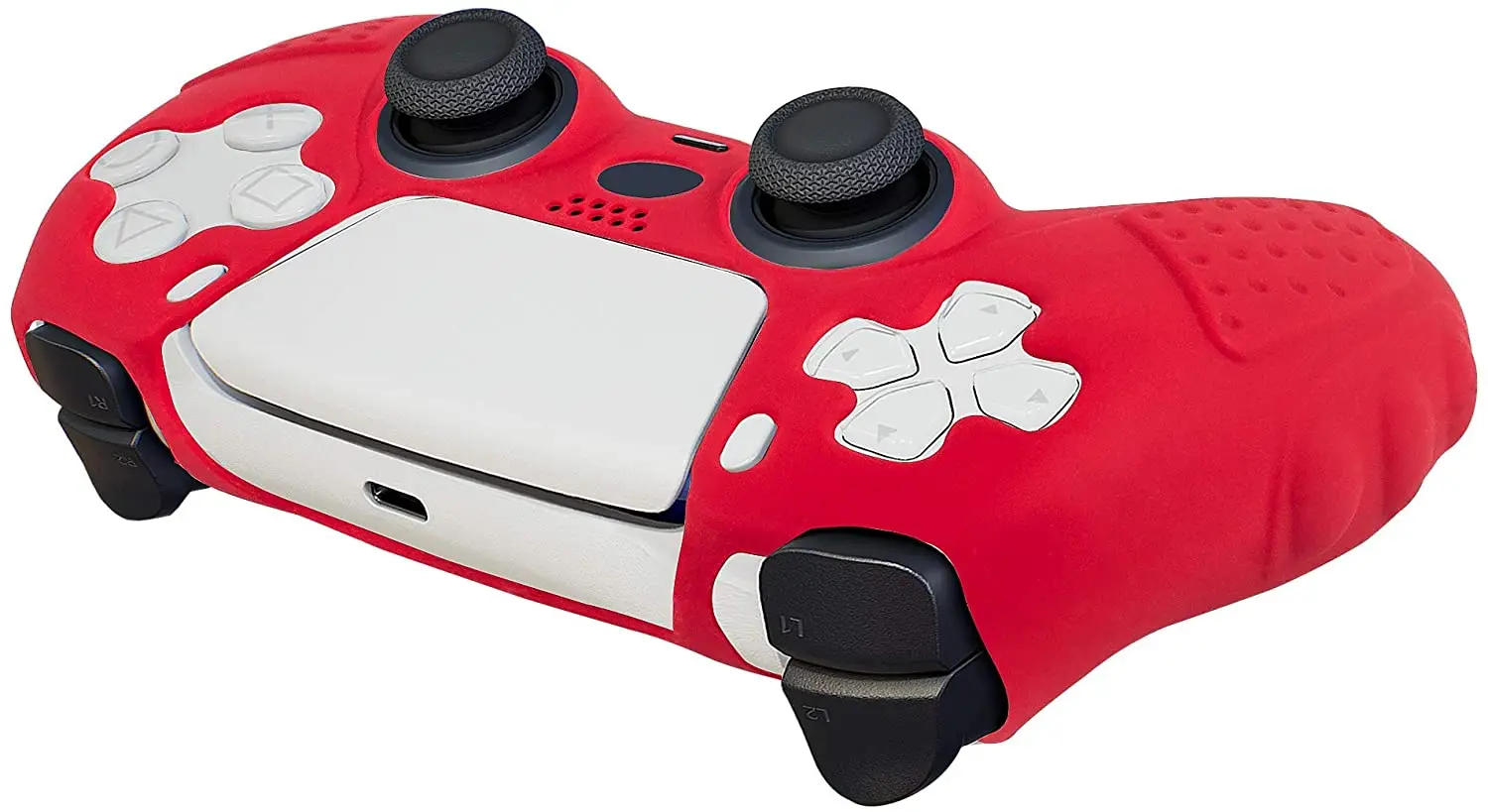Gamepad Silicone For PS5 Case Cover for Playstation 5 Red Controller Console