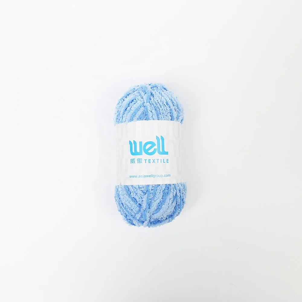 Fancy 100% Polyester Soft and Comfortable  Blended Scrubby Yarn For Knitting Fashion