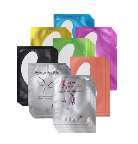 Moon shape Wholesale Lint Free Lash Hydrogel Eye Gel Patch Collagen Eye Lash Patch Lash Eye Pad for Eyelash Extension