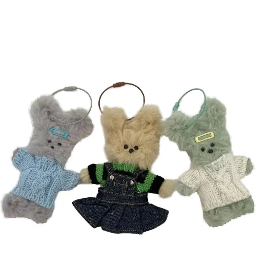 2024 New Unisex DIY Moru Dolls Accessory Fuzzy and Twist Sticks Popular Korea Gifts Lining Material Mesh for Birthday