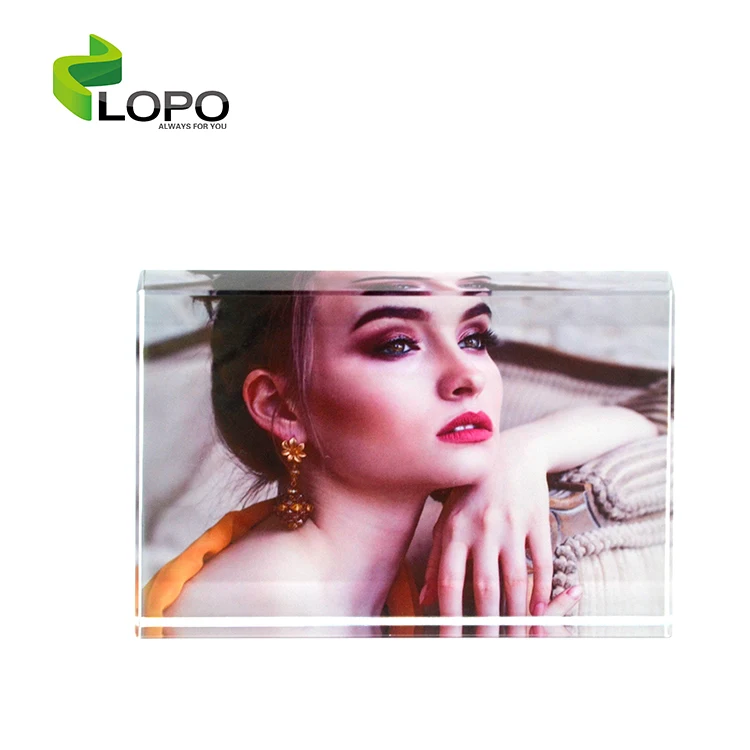 Best Selling! Sublimation Photo Rectangle Glass Crystal Blank