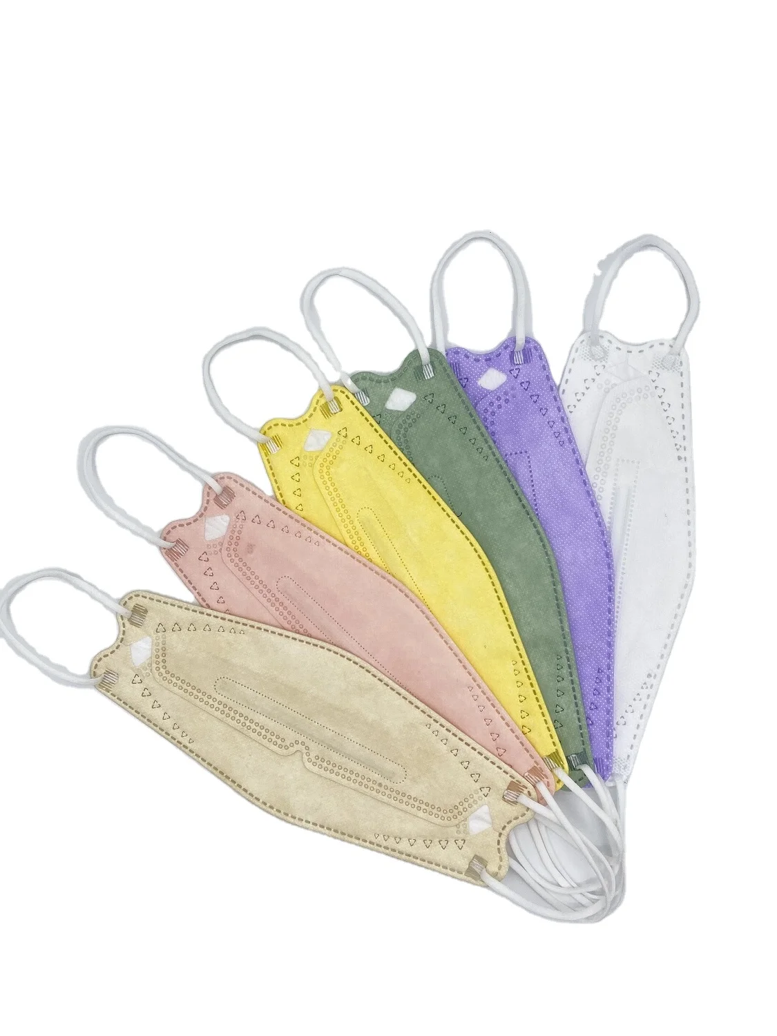 Fish Shaped Mask Adult Child Face Masks 3-Layer Willow-Shaped Protective KF 94 KF94