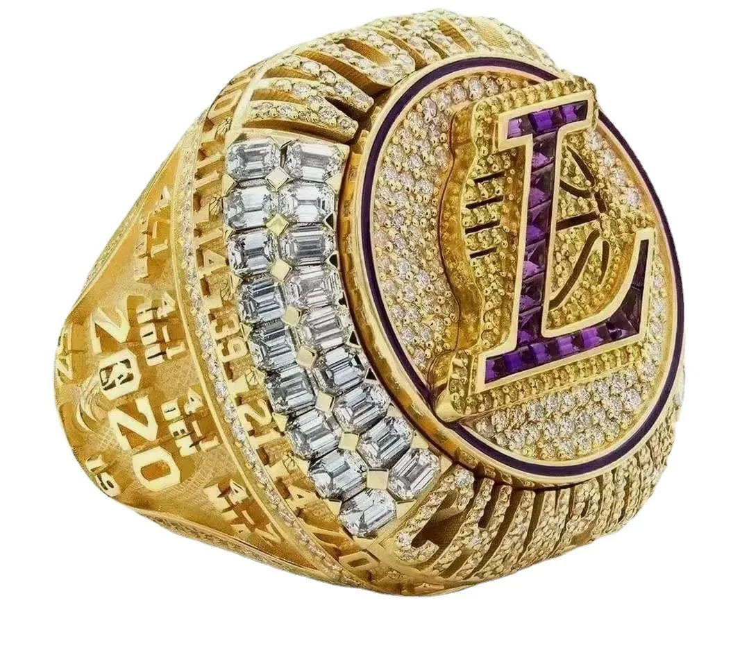Кольца чемпионата Лос Анджелеса 2022, кольца из нержавеющей стали, мужские ювелирные изделия, кольца с выгравированным логотипом для сувениров (1600560225370)