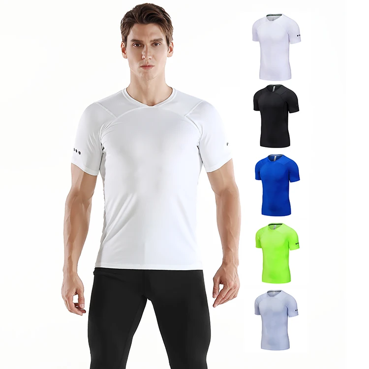 Manufacturer Custom Workout Apparel Mens Fashion Fitness Tshirt Active Wear Sport Clothing For Gym Men Work Out Shirt Clothes