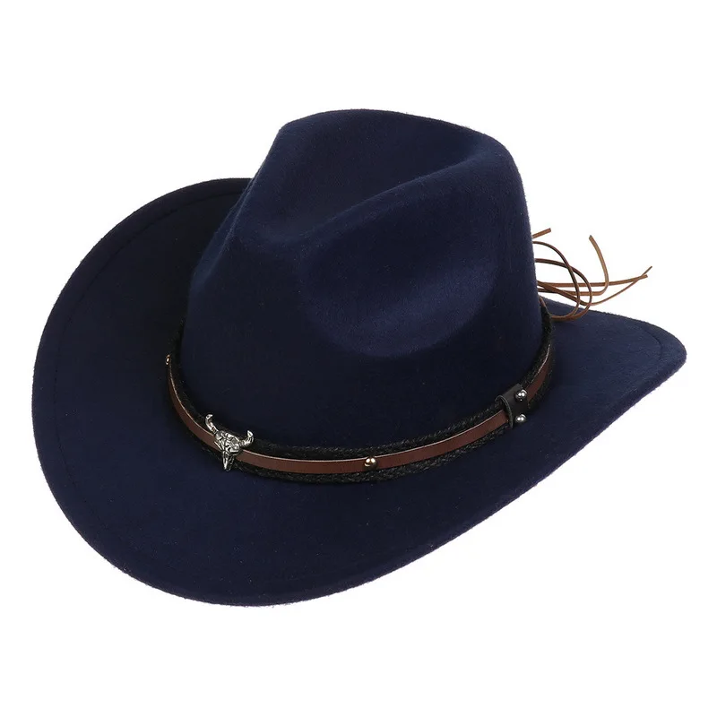 Hot Sale Fashion 100% Cotton High-Quality Custom Embroidery Adjustable Summer Sunshade Cowboy Hat For Men 7