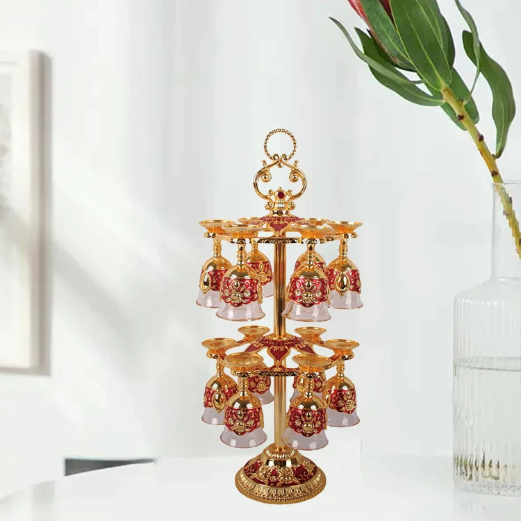 Classic Hot Selling Wedding Unique Goblets amber Wine Glasses Colored Glass Goblet for wedding