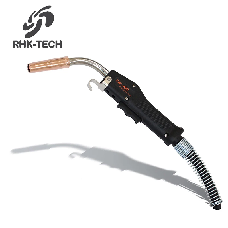 RHK OEM 3M 4M 5M Gas Cooled 400A CO2 MIG Welding Torch with Euro Adaptor
