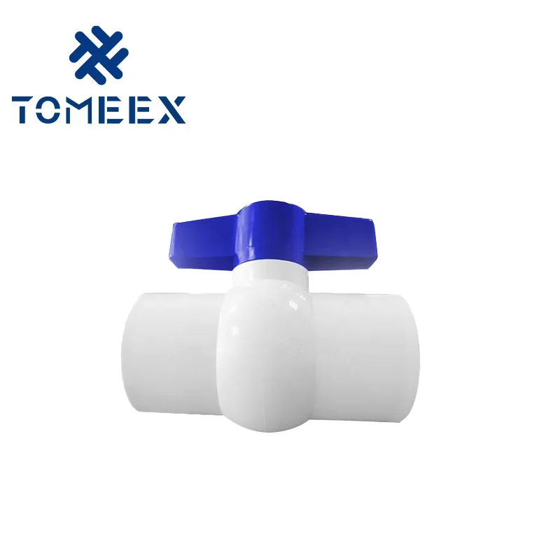 Chinese Supplier 2021 newest female thread compact ball plastic valve system  valve pvc/upvc ball valve