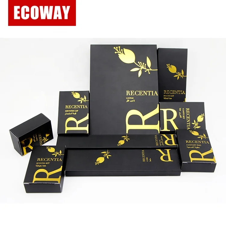 hotel bathroom amenities packing box personalized spa guest supplies