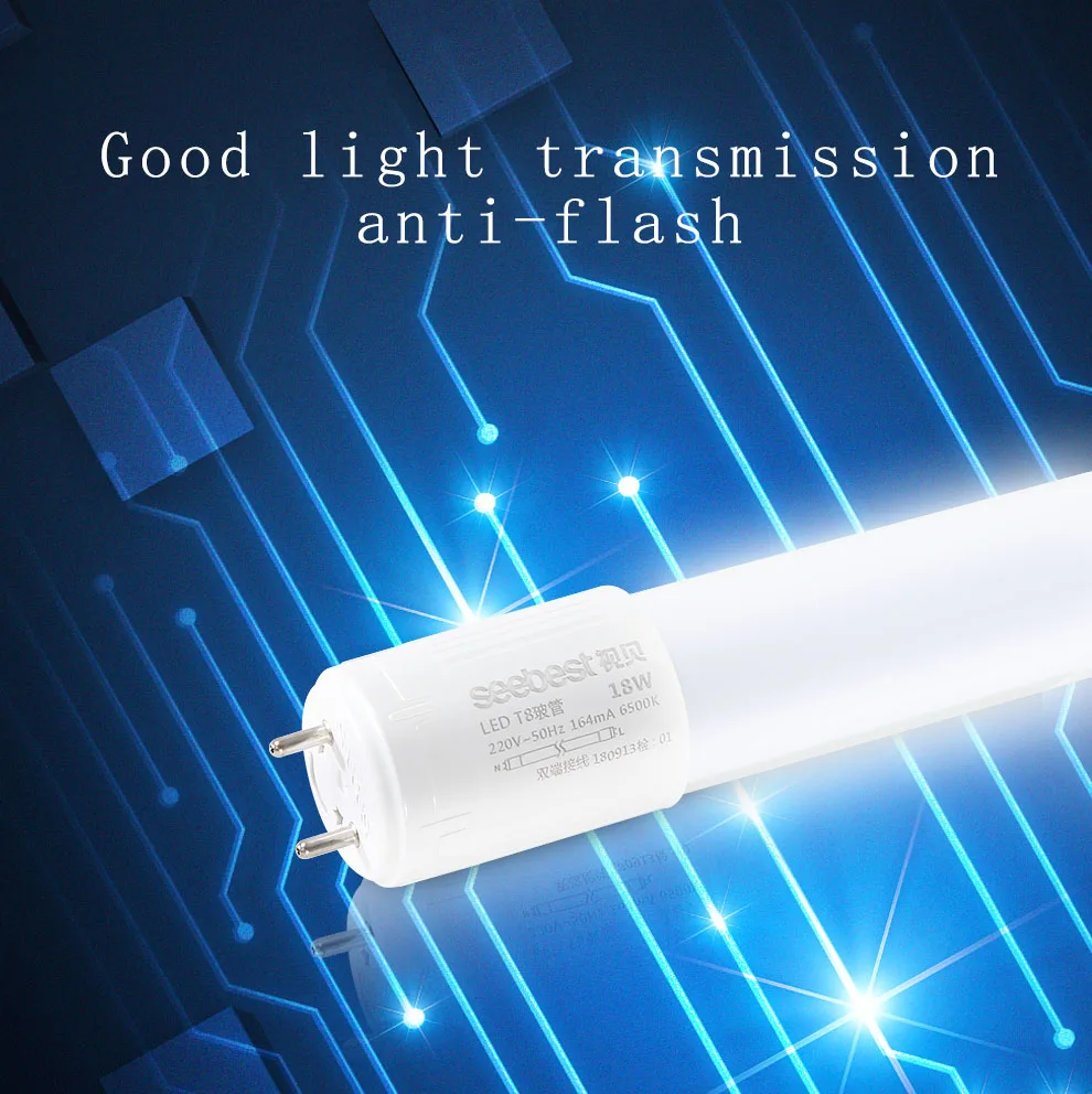 Wholesale 14W 20W 30W 42W 55W 90cm 120cm length T8/T5 Led tube light glass led T8 tube