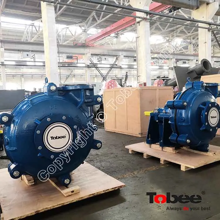 Tobee 8/6E-THR Rubber Lined Slurry Pumps Centrifugal Mining Slurry For Mining
