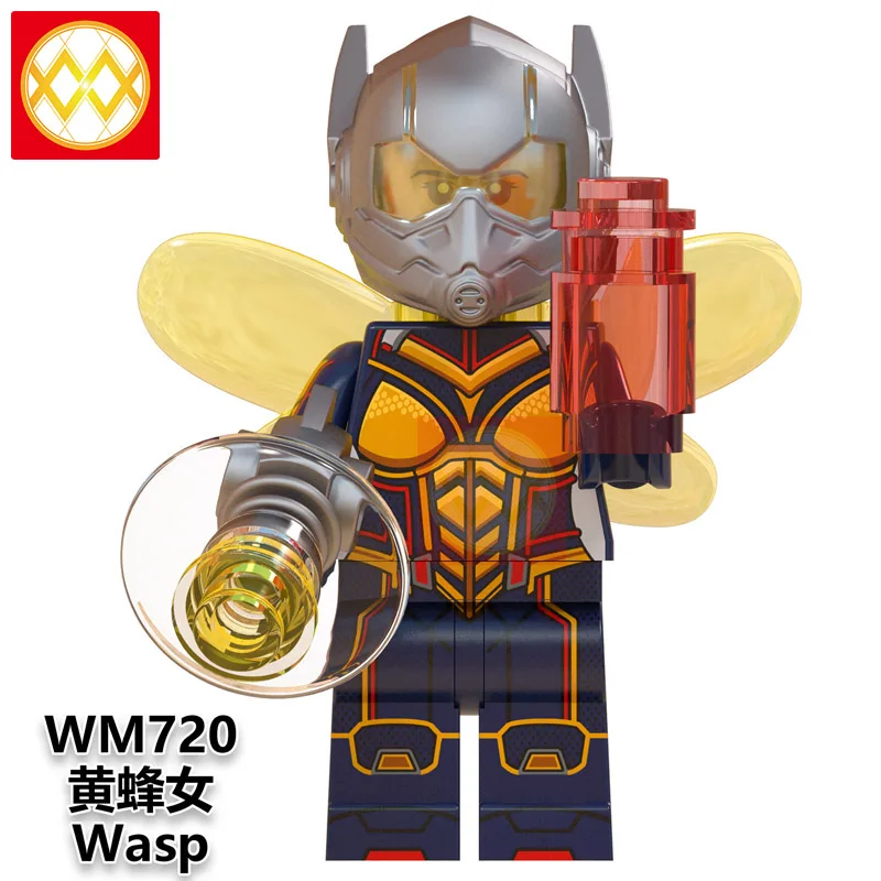  WM6063 супер герой Marvel 4 финальная игра Капитан ТОР антман васп алый ведьма Доктор Странный фильм строительство Blcoks детские