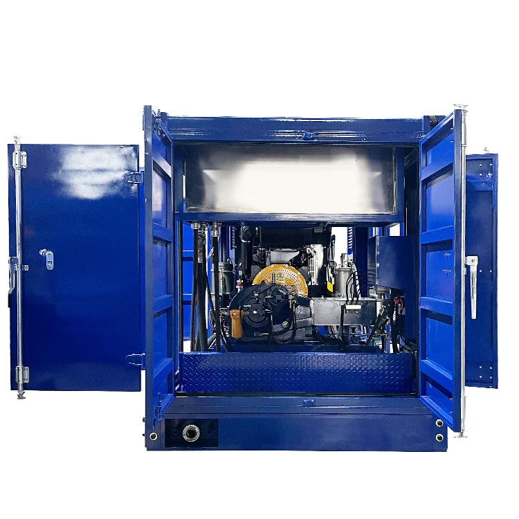Waterblasting pump unit PW-303-DD diesel engine washing equipment 2800bar