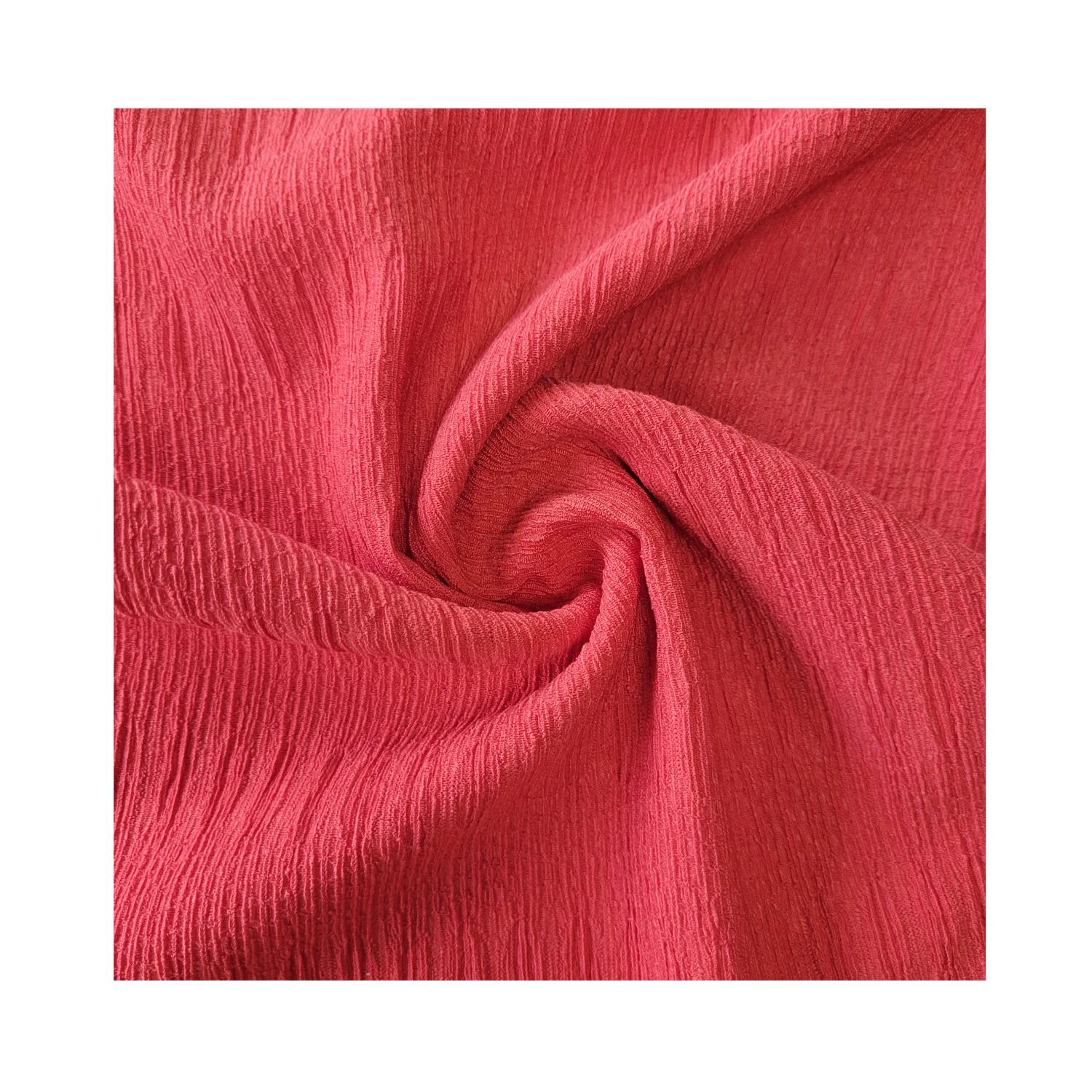 Custom High Quality polyester and spandex fabric crinkle fabric knitted fabric for plus size womens skirts