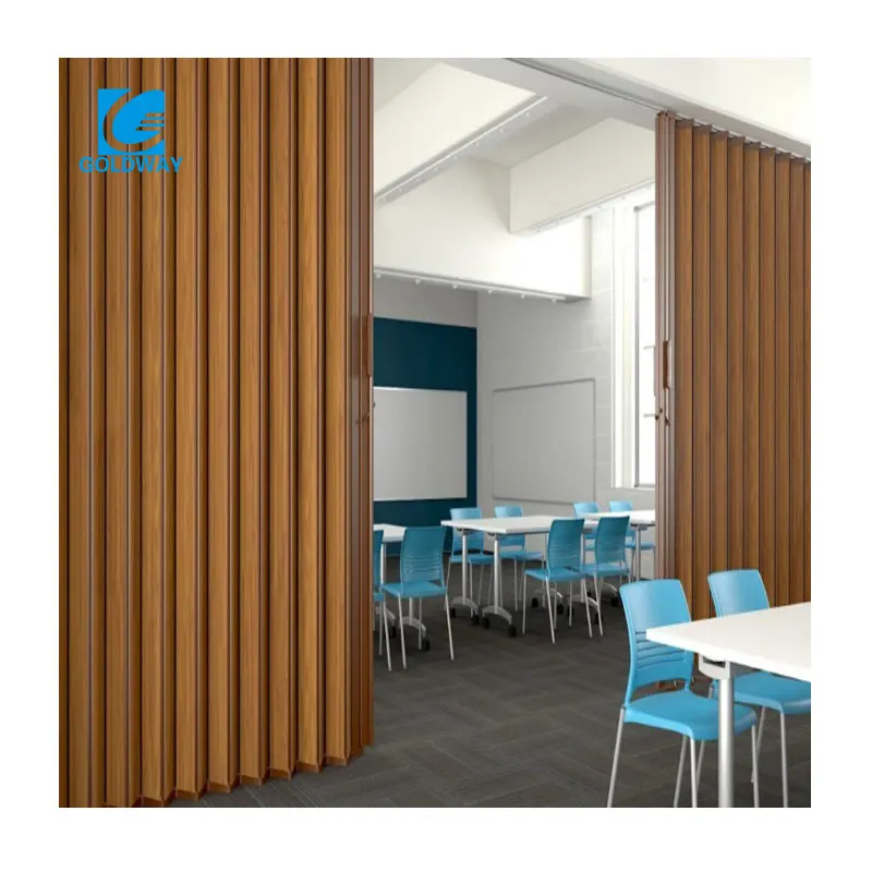 Durable PVC Customized Plastic Accordion Folding Doors Transparent Graphic Design Commercial Modern Polymer Customized Size