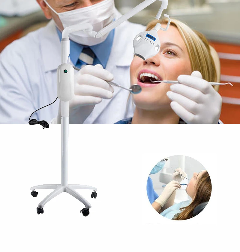 
3 colors and 8 LED lamps dental whitening laser / dental bleaching lamp /tooth whitening unit 