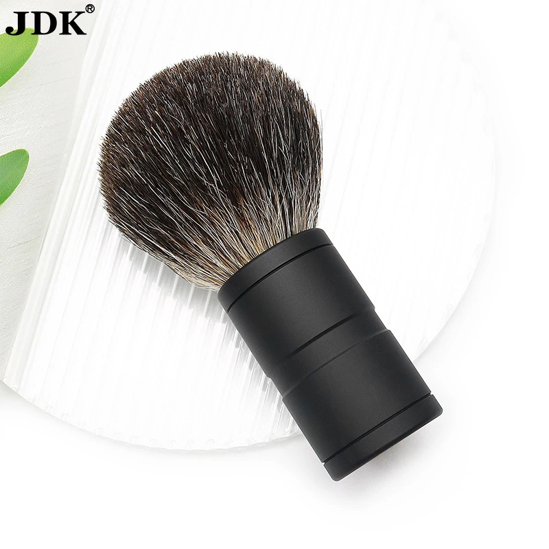JDK Factory Price Premium Mesh Aluminum Handle Wet Shave Badger Hair Shaving Brush