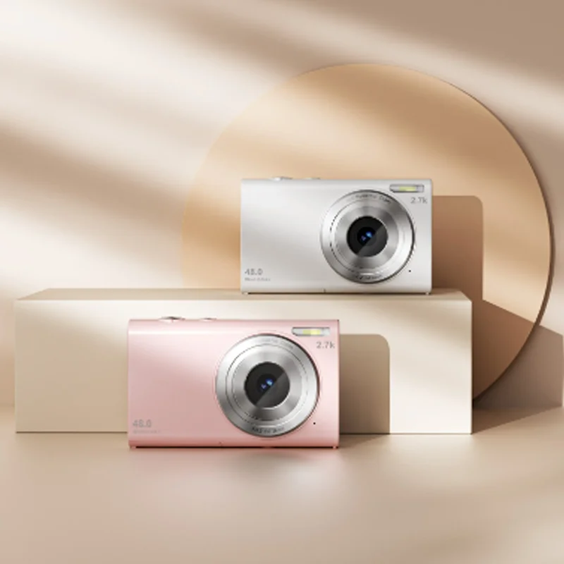 HD Mini Digital Camera Student Home Kid Selfie Camera Birthday Party Christmas Gift 2.8 Inch IPS 1080P Camera LL