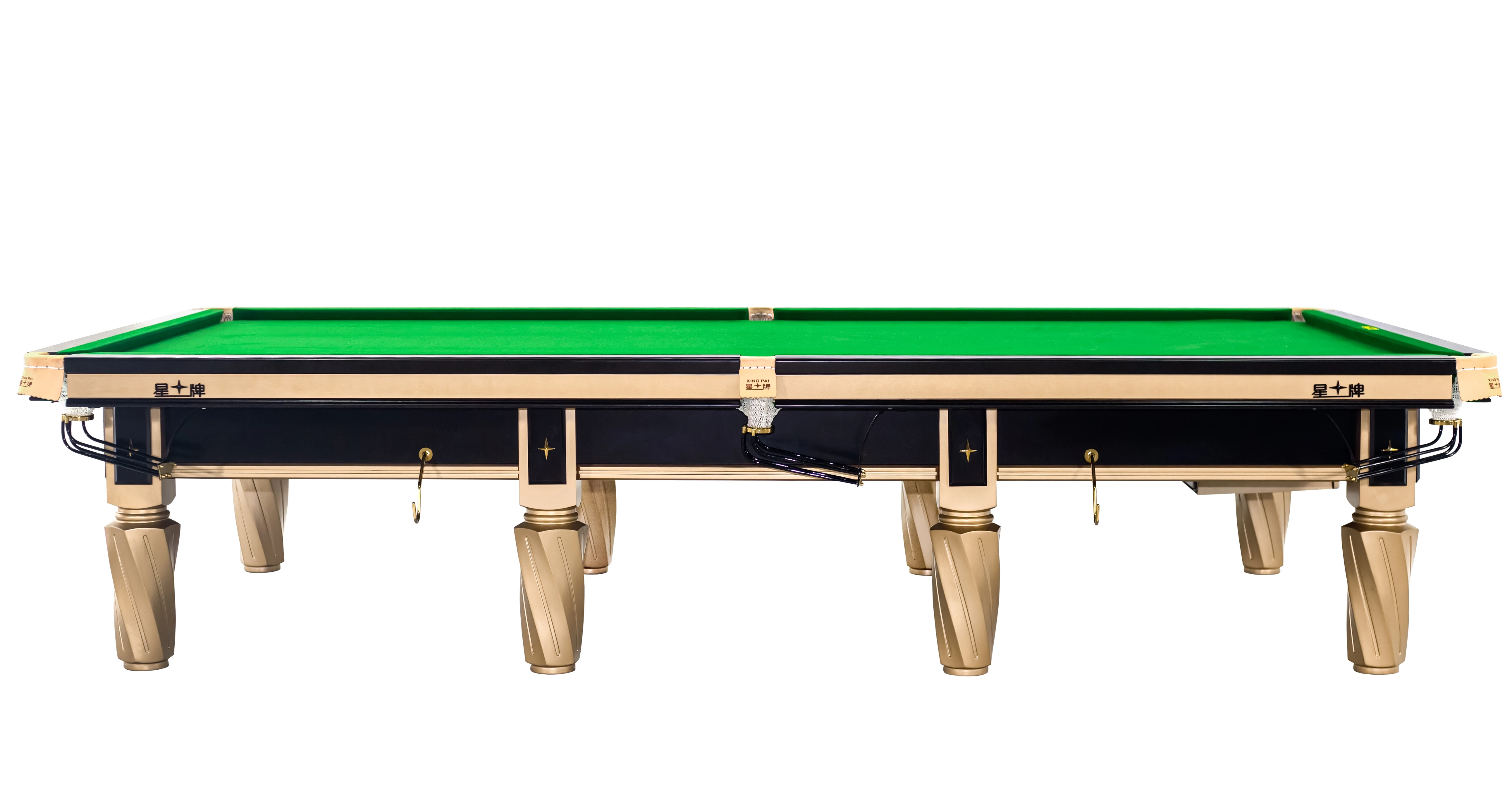 Xingpai 2024 new snooker table    with professional steel block  and Leather Pockets