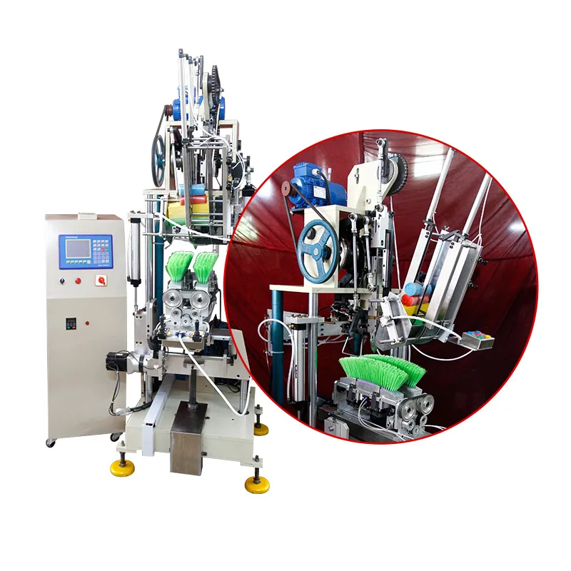 Bamboo Toothbrush Making Machine Broom/toilet Brush/comb Brush High Speed Drilling And Tufting Machine For Making Brooms