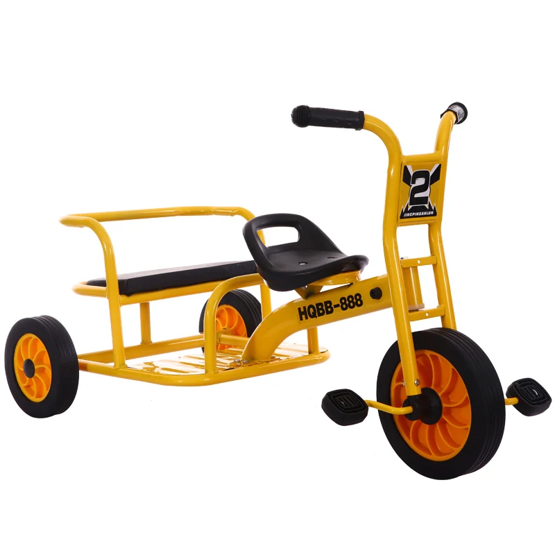 Factory Baby Bike Tricycle 1-6 Years Old Baby Children car two persons Balance Children Kindergarten Bike Seat With Backrest