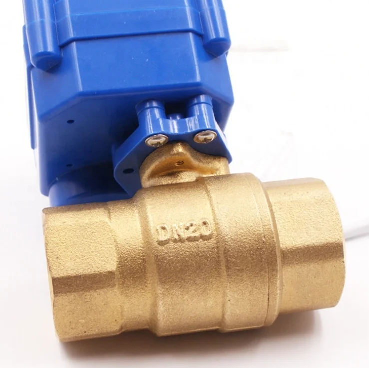 TOYI MO 1/2  Electric water Valve  2-way Mini Electric Motorized stainless steel Ball Valve agricultural irrigation valve