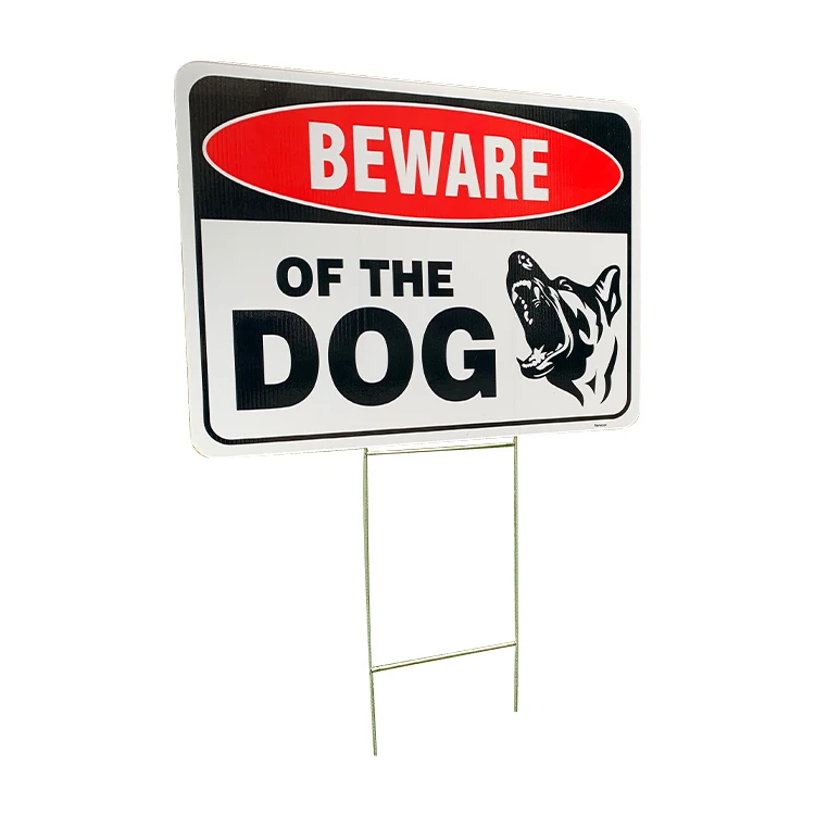 Warning Dogs Running Loose Decorative Vintage Tin Metal Sign Kitchen Cafe Bar Pub Garage office Home Wall Art Plate