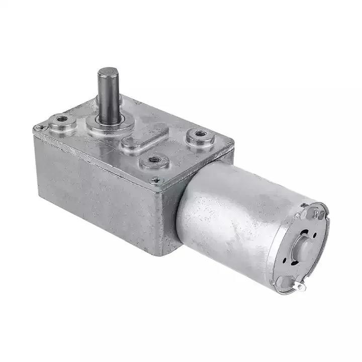 High quality 4632 5840 12v 24v self-locking worm gear motor dc 24v 5-300rpm For Roll Up Door Motor