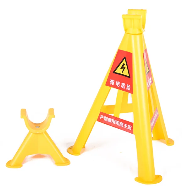 New PVC cable bracket /triangulated tripod/ cable  bracket ground wire site cable bracket