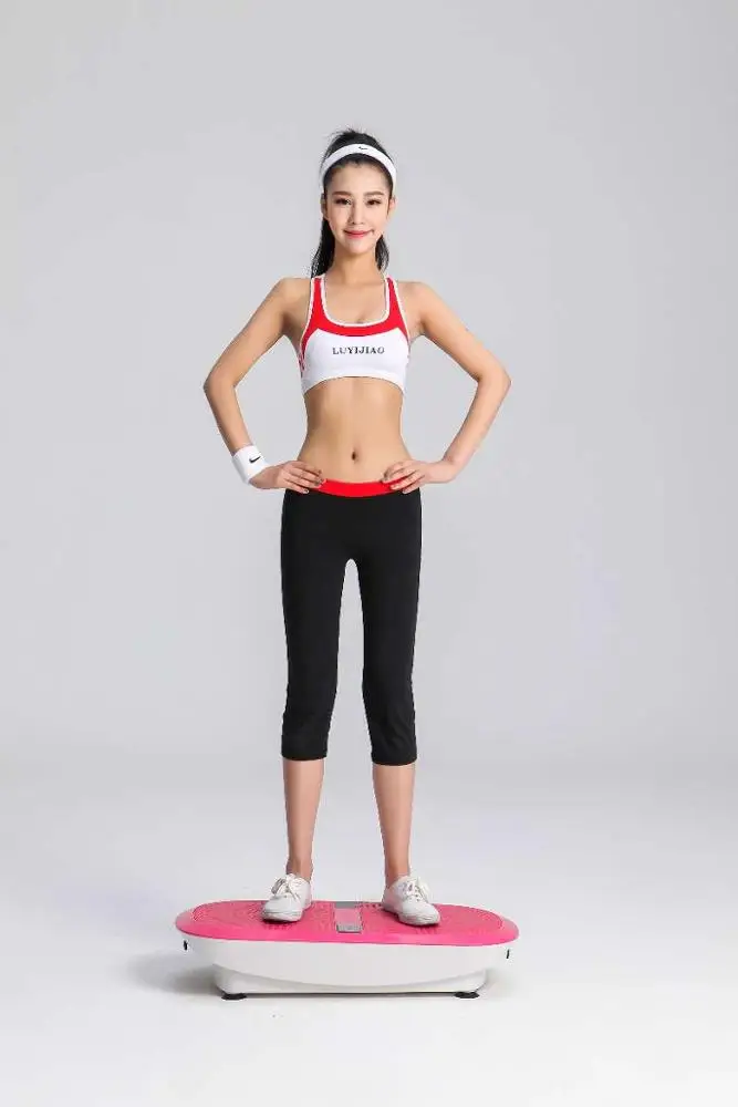 China wholesale electric 3D fitness machine dual motor whole body exercise vibration plate for slim bodyshape