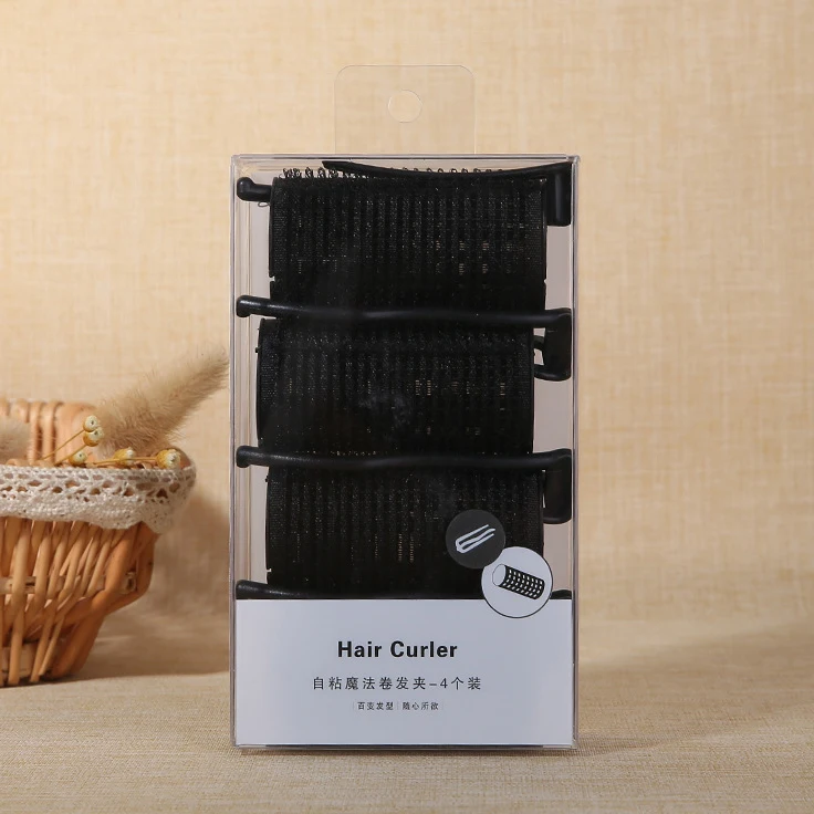 Lameila New product 2019 girls black plastic hair curler magic hair roller C254