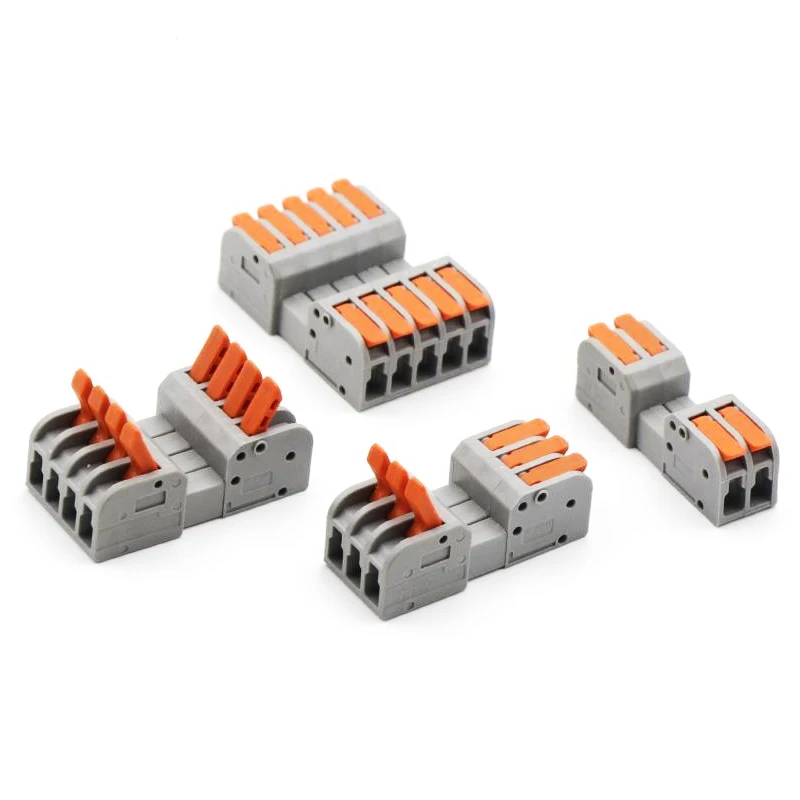 Клемма для быстрой проводки 2604D, многофункциональный штепсельный быстрый соединитель 32A, Универсальные Компактные Проводные соединители