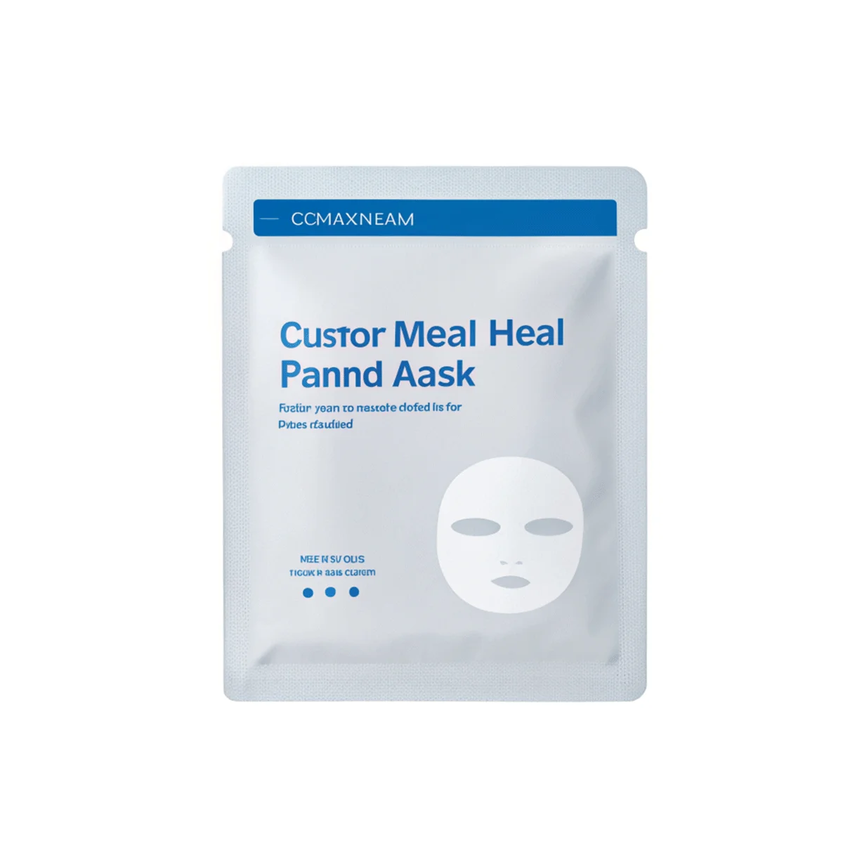 BOYUE High Quality Printed Packaging Facial mask packaging Bag 3 Side Seal Sachets Bag