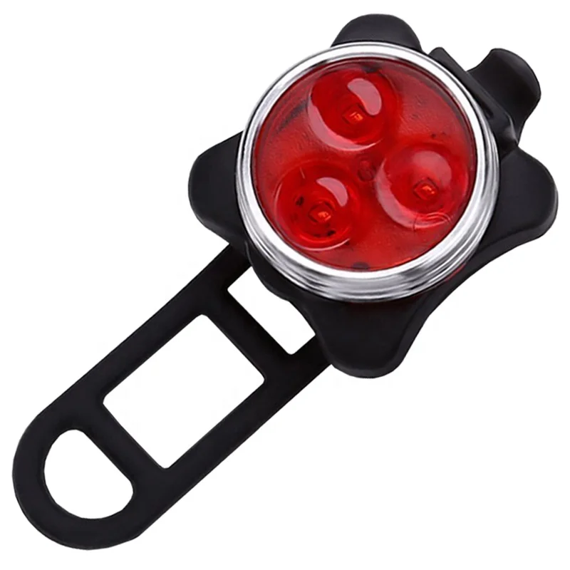 Bicycle Accessories Tail Light Cycling Safety Warning USB Rechargeable LED Bike Light