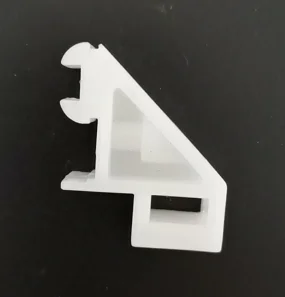 Free sample plastic wall bracket cord lock guide end cup curtain accessories  for roman blind