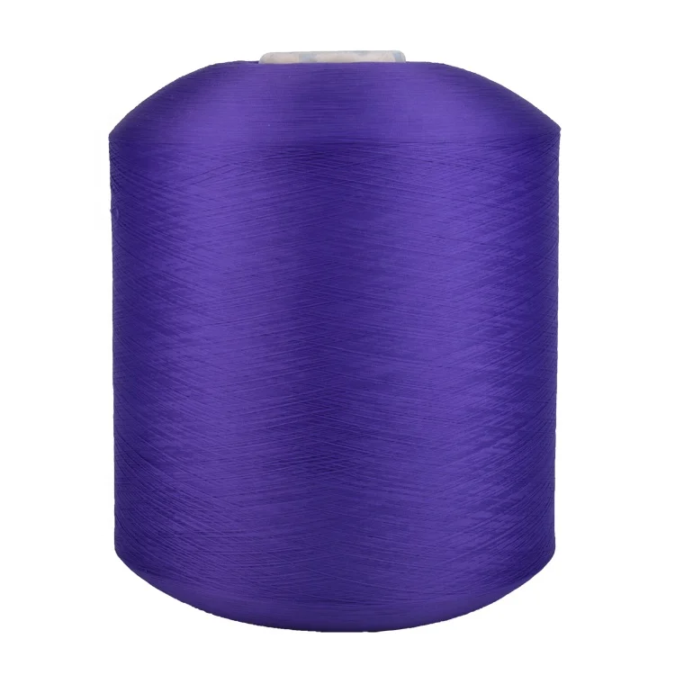 Dty polyester trilobal bright yarn 150 48 dty yarn polyester