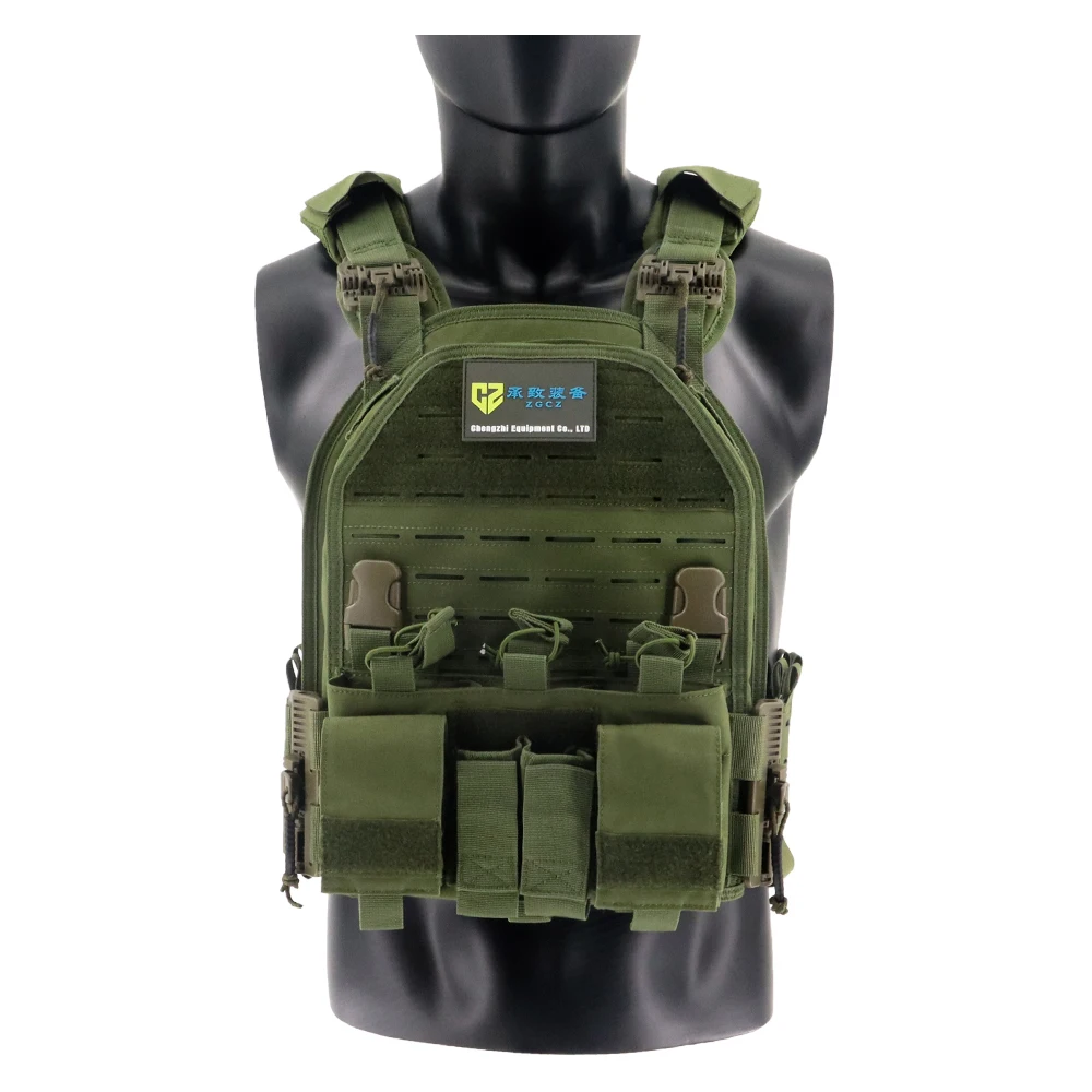 Customized 500D Nylon Tactical Plate Carrier Vest Weight Loading Outdoor Chaleco Tactico