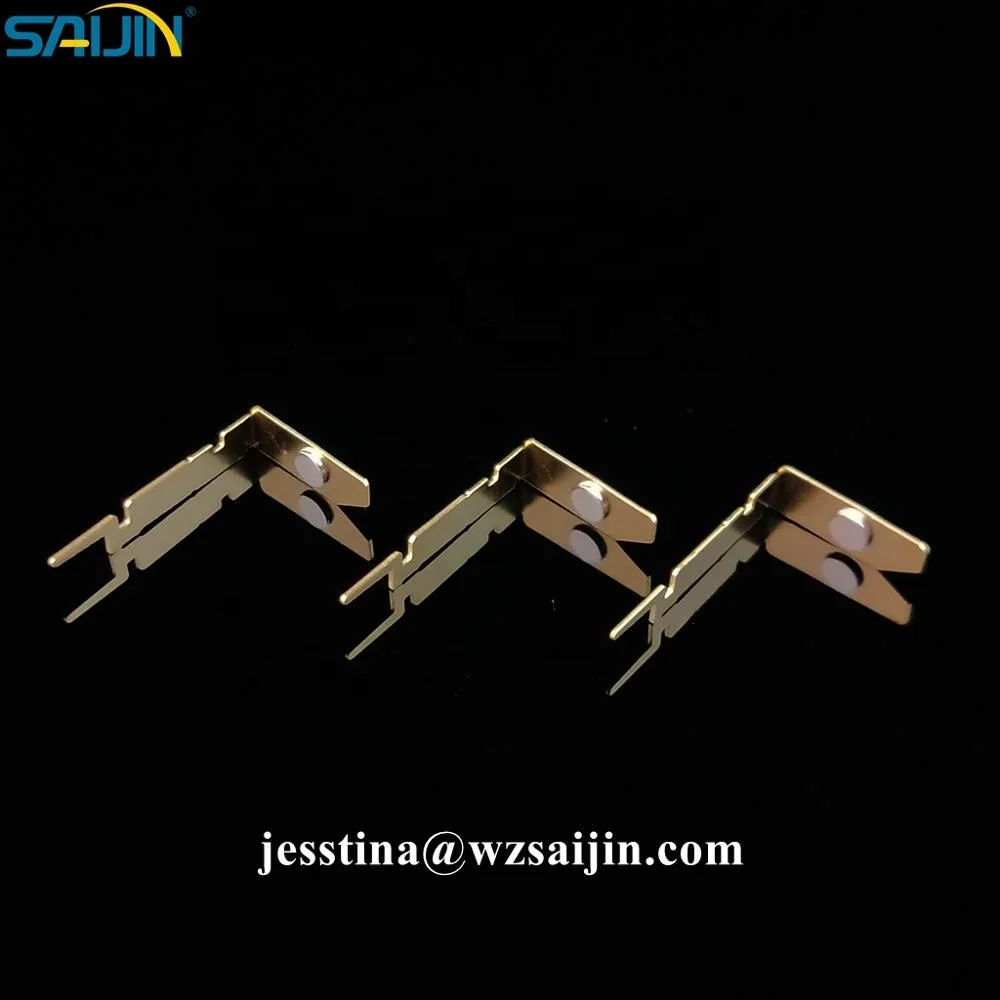 custom electrical clamp spring socket sheet metal stamping part