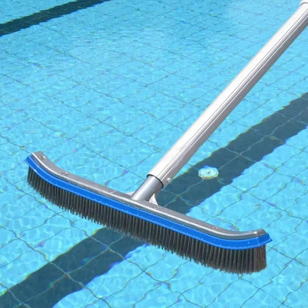 swimming pool cleaning equipment 18-Inch Heavy Duty Stainless Steel Swimming Pool Cleaning Brush