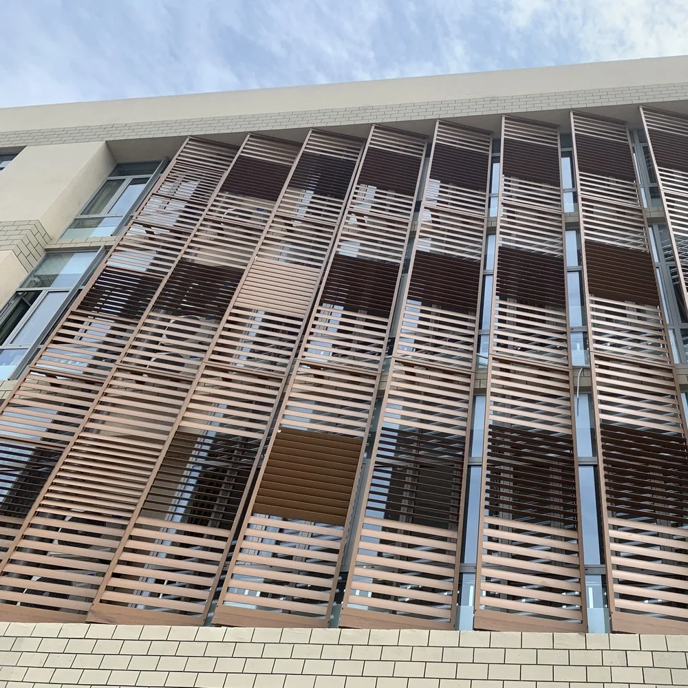 Aluminium Exterior Sunshade Folding Louver Shutter