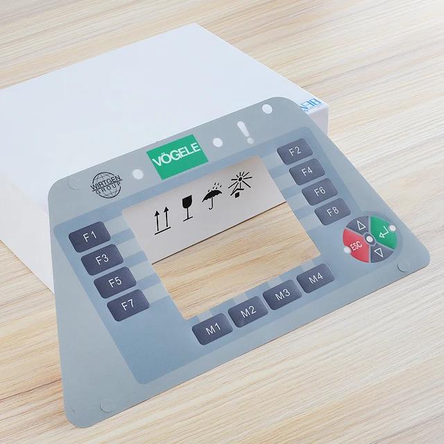 Polycarbonate PC PVC PET membrane overlay panel Glossy Matte finish sticker