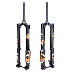 BUCKLOS 26/27.5/29 inch Electric Mountain Bike Air Suspension Inverted Downhill  Fork 140/180mm Stroke Bicycle Fork