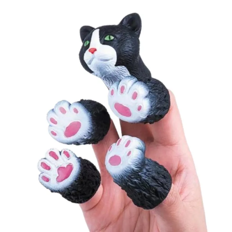 Wholesale Cute Animal Finger Puppets Toys for Kids Vinyl Children 6 Years Toy For Story Time Make Friends and Interact Gift