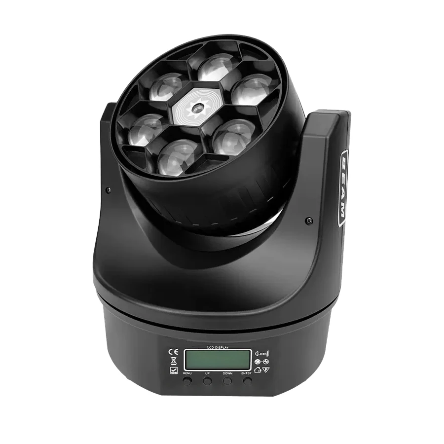6x15 Вт RGBW 4 в 1 светодиодный мини-пчелиный глаз движущийся головной световой луч с эффектом dj-бар сценический свет лазерной танцевальной настольной лампой